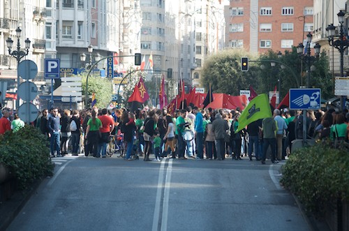 Huelga 14N en Santander