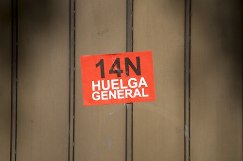 Huelga 14N en Santander